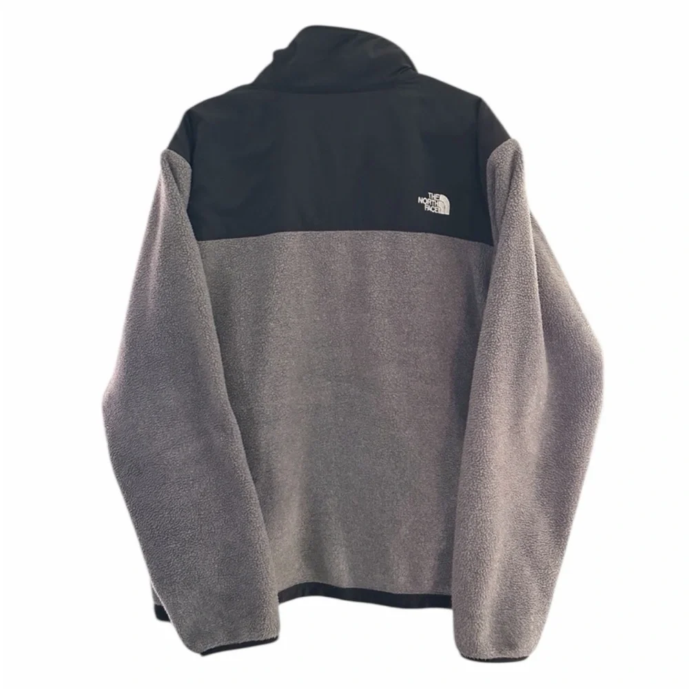 The North Face Denali Fleece Jacket Mens Large Full Zip Gray Polartec Pre-Loved